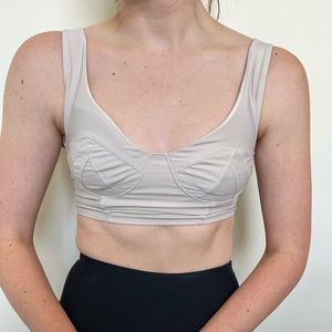 Beige Athletic Top